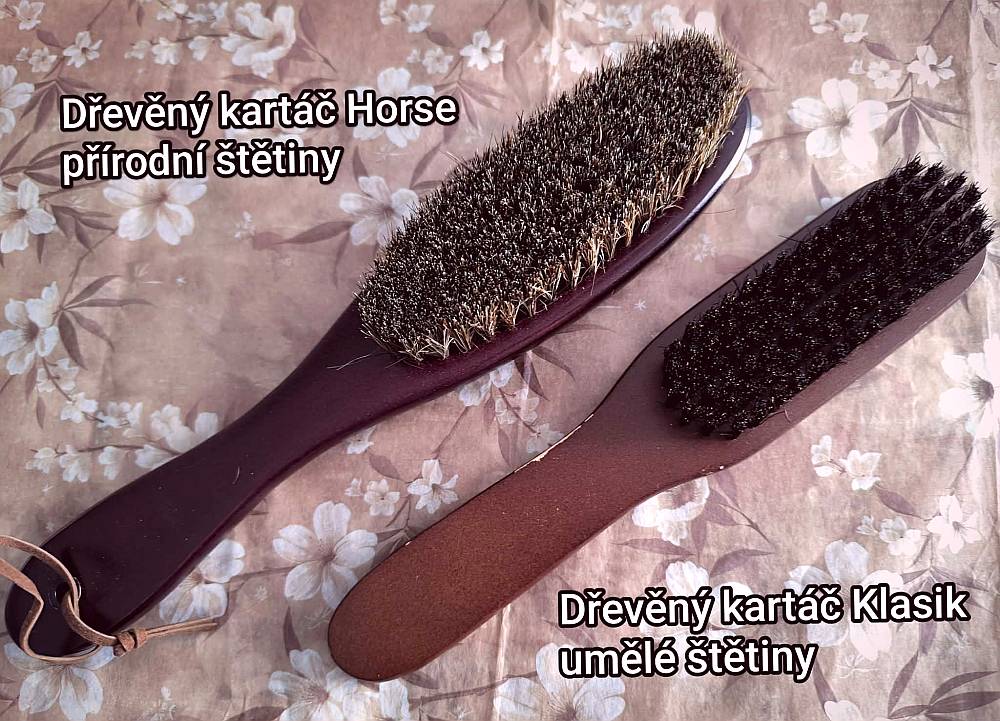Dřevěné kartáče se štětinami